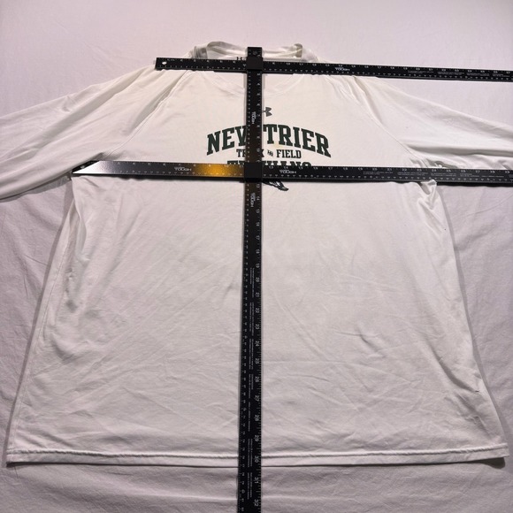 Under Armour New Trier Track Field Trevians Long Sleeve Heatgear Shirt Mens XL - Picture 6 of 7